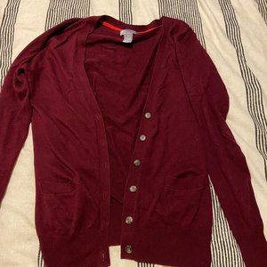 Cute maroon cardigan